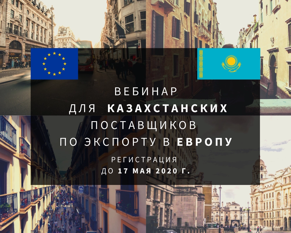Вебинар для  Казахстанских поставщиков по экспорту в Европу